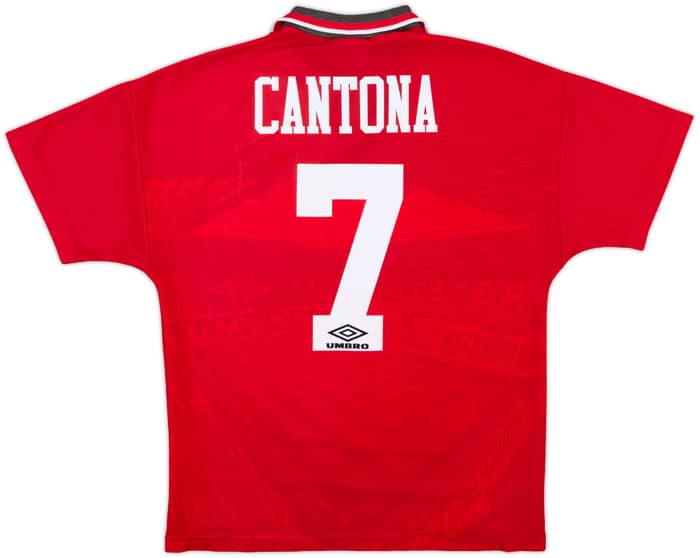 1994-96 Manchester United Home Shirt Cantona #7 - 6/10 - (M)