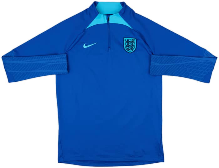 2022-23 England Nike 1/4 Zip Drill Top - 10/10 - (M)