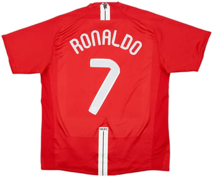 2007-09 Manchester United Home Shirt Ronaldo #7 - 6/10 - (L)