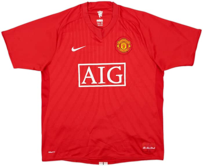 2007-09 Manchester United Home Shirt Ronaldo #7 - 6/10 - (L)