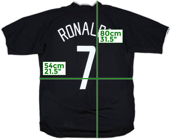 2003-05 Manchester United Away Shirt Ronaldo #7 - 6/10 - (L)