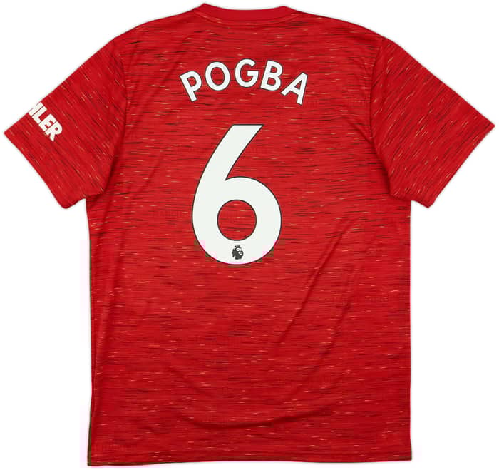 2020-21 Manchester United Home Shirt Pogba #6 - 6/10 - (L)