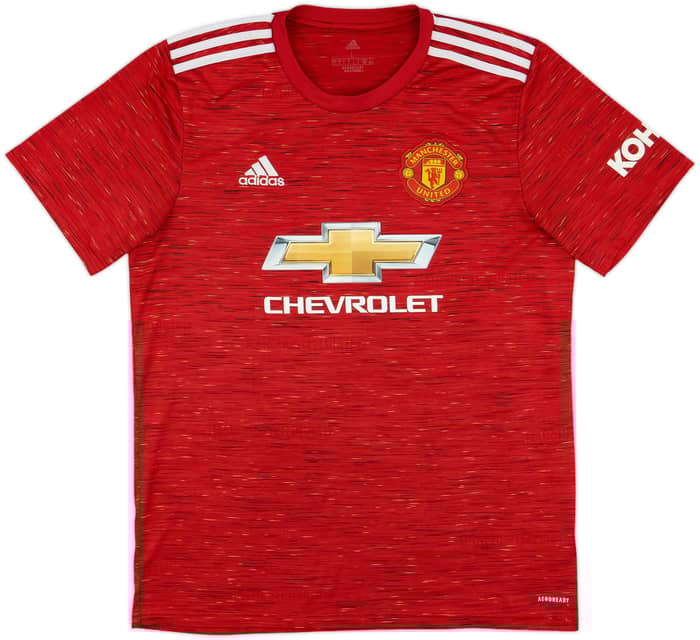2020-21 Manchester United Home Shirt Pogba #6 - 6/10 - (L)