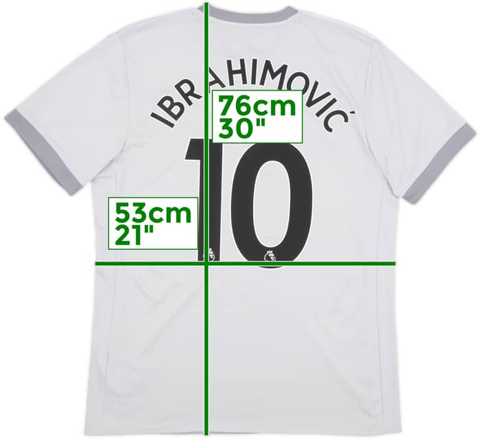 2017-18 Manchester United Third Shirt Ibrahimovic #10 - 8/10 - (L)