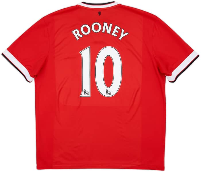 2014-15 Manchester United Home Shirt Rooney #10 - 6/10 - (XL)