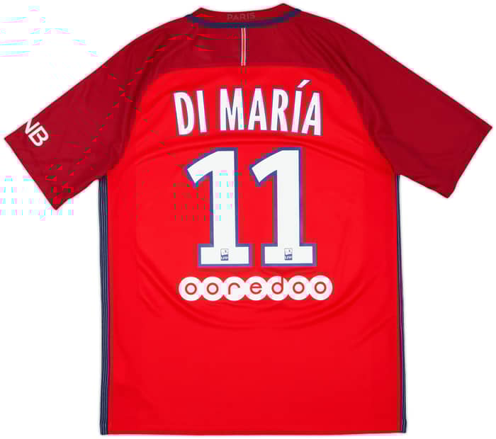 2016-17 Paris Saint-Germain Away Shirt Di Maria #11 - 9/10 - (M)