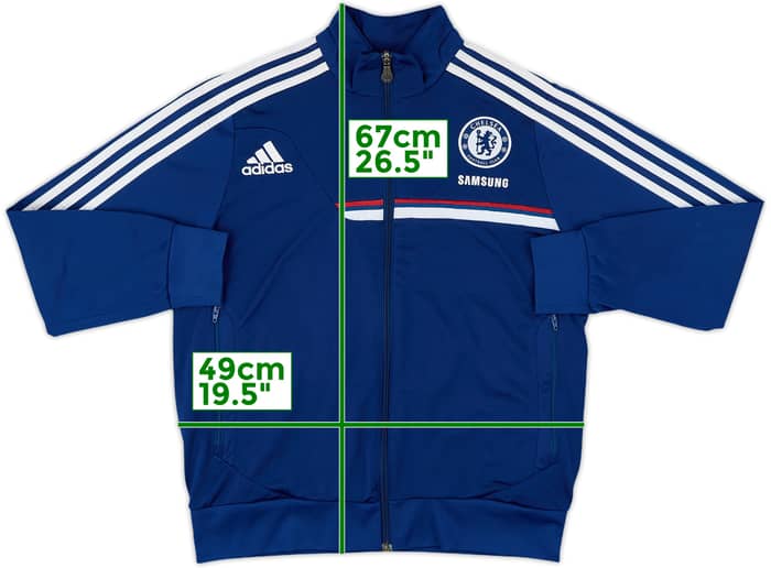 2013-14 Chelsea adidas Track Jacket - 6/10 - (L.Boys)