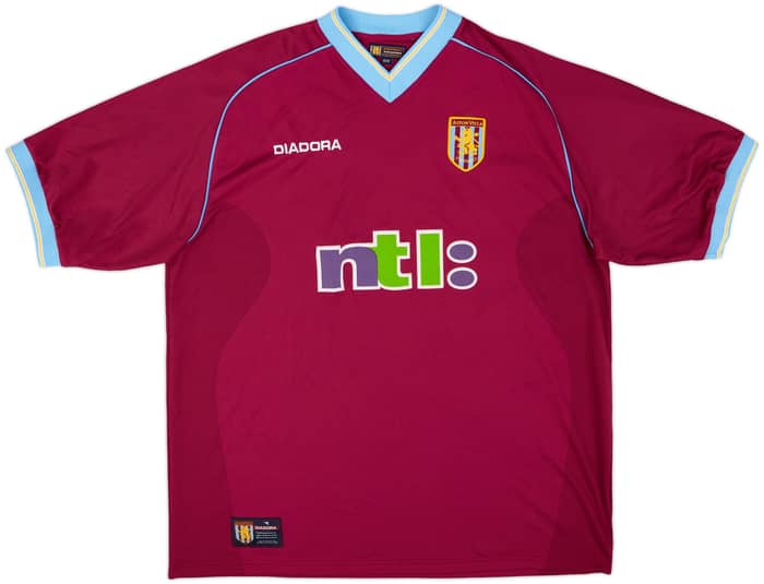 2001-02 Aston Villa Home Shirt Merson #10 - 8/10 - (XL)