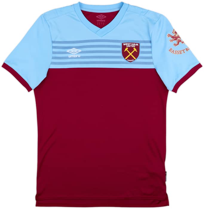 2019-20 West Ham Home Shirt Rice #41 - 10/10 - (M)