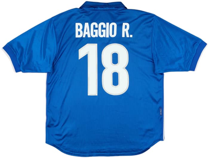 1997-98 Italy Home Shirt Baggio R. #18 - 8/10 - (L)