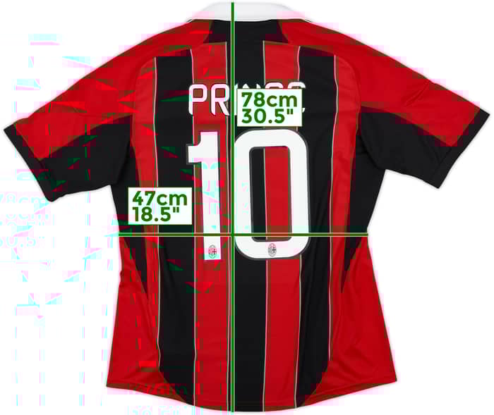 2012-13 AC Milan Home Shirt Prince #10 - 10/10 - (L)