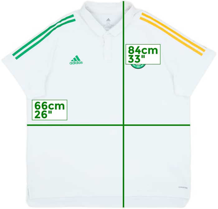 2020-21 Celtic adidas Polo Shirt - 6/10 - (XXL)