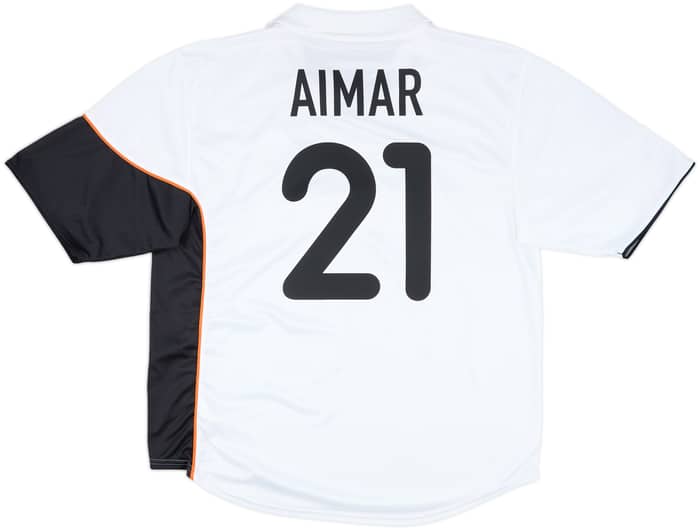 2001-02 Valencia Home Shirt Aimar #21 - 7/10 - (XL)