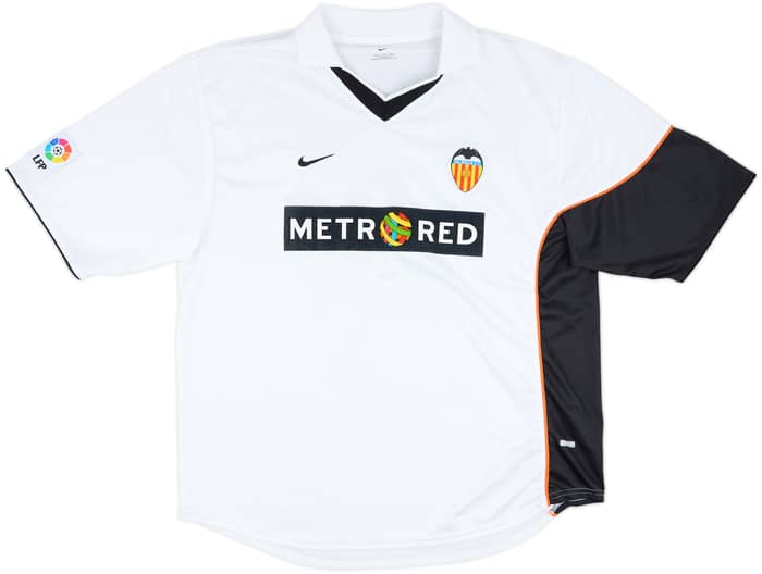 2001-02 Valencia Home Shirt Aimar #21 - 7/10 - (XL)