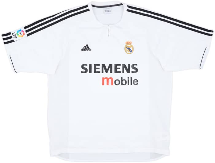 2003-04 Real Madrid Home Shirt Beckham #23 - 8/10 - (XL)