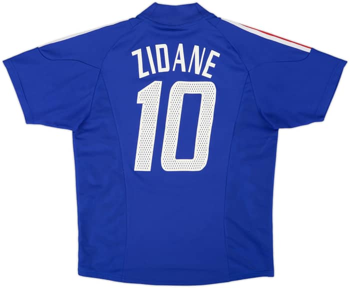 2002-04 France Home Shirt Zidane #10 - 6/10 - (M)