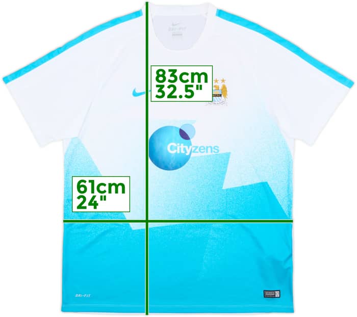 2016-17 Manchester City Nike Training Shirt - 6/10 - (XXL)