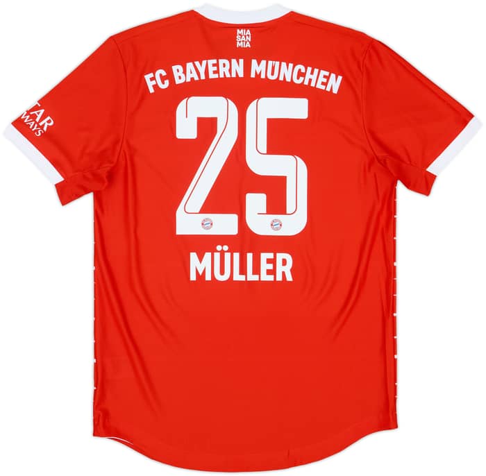 2022-23 Bayern Munich Home Shirt Muller #25 (M)