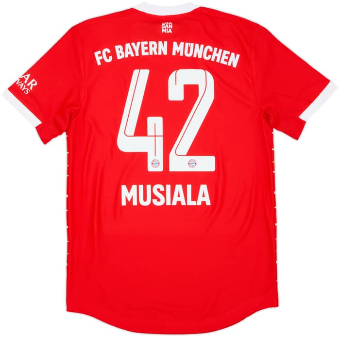 2022-23 Bayern Munich Authentic Home Shirt Musiala #42 (S)