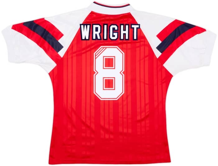 1992-94 Arsenal Home Shirt Wright #8 - 6/10 - (L)