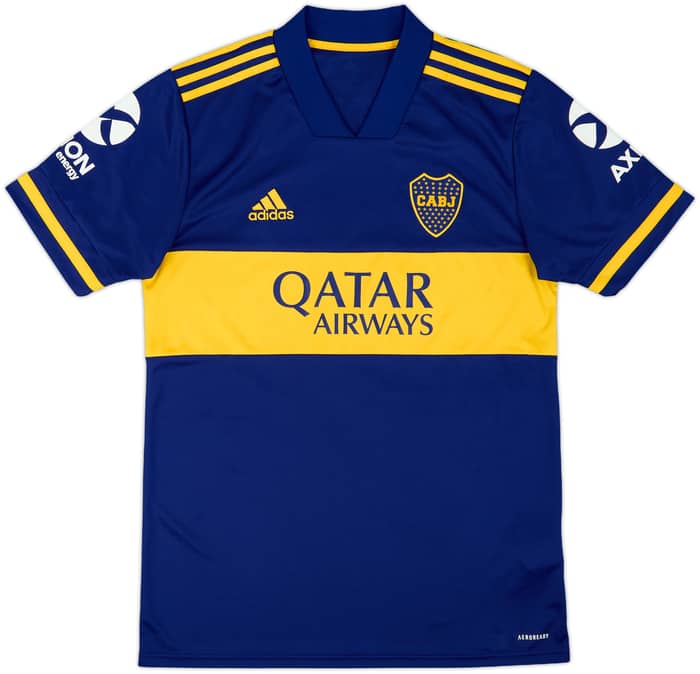 2020-21 Boca Juniors Home Shirt Carlitos #10 - 6/10 - (M)