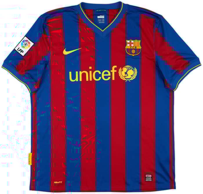 2009-10 Barcelona Home Shirt Ibrahimovic #9 - 10/10 - (L)