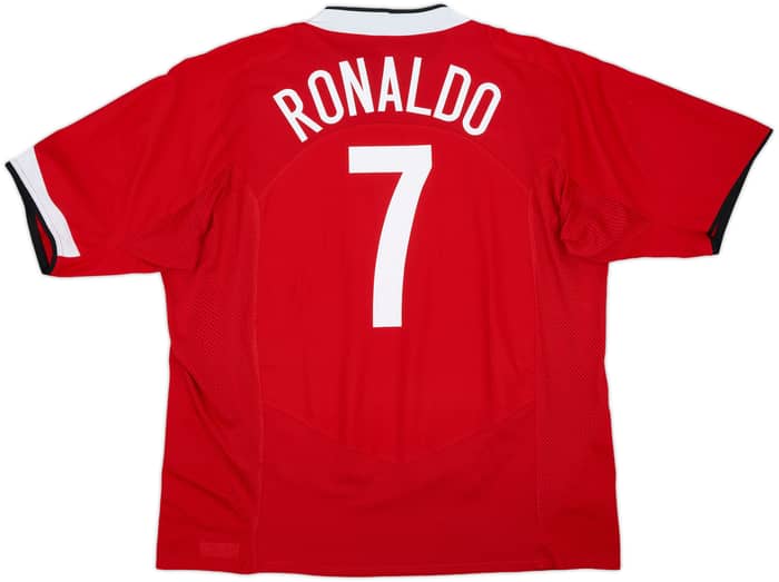 2004-06 Manchester United Home Shirt Ronaldo #7 - 8/10 - (XXL)