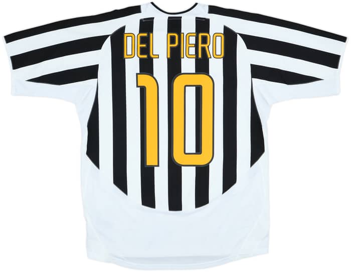 2003-04 Juventus Home Shirt Del Piero #10 - 8/10 - (L)