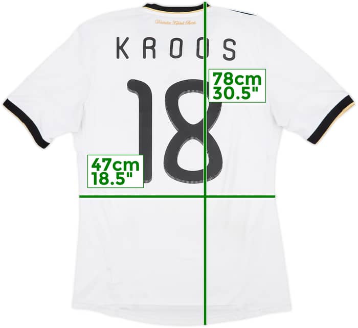 2010-11 Germany Home Shirt Kroos #18 - 5/10 - (M)