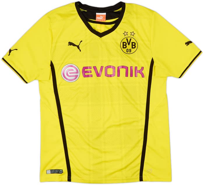 2013-14 Borussia Dortmund Home Shirt - 7/10 - (M)