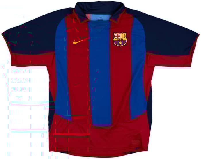 2003-04 Barcelona Home Shirt Ronaldinho #10 - 10/10 - (M)