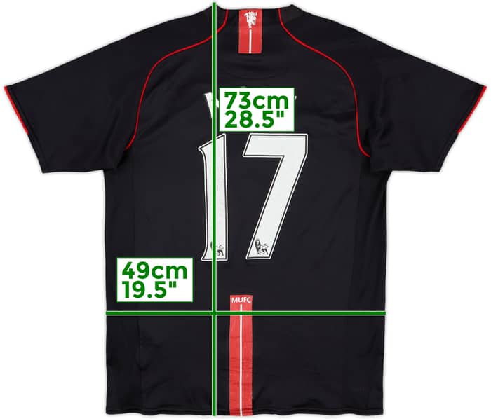 2007-08 Manchester United Away Shirt Nani #17 - 6/10 - (M)