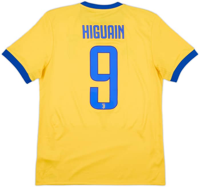 2017-18 Juventus Away Shirt Higuain #9 - 8/10 - (M)
