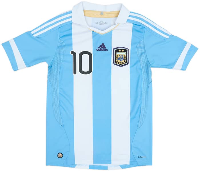 2011-13 Argentina Home Shirt Messi #10 - 6/10 - (L)