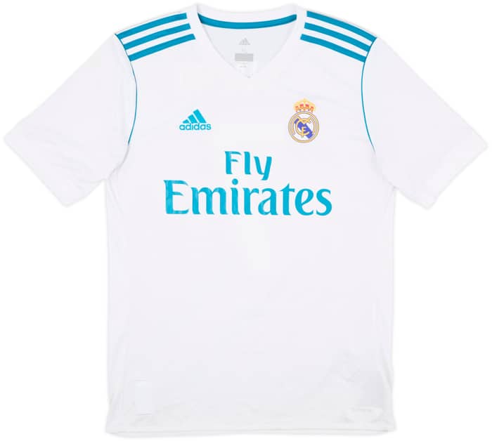2017-18 Real Madrid Home Shirt Ronaldo #7 - 8/10 - (XL.Boys)