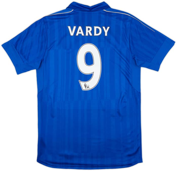 2016-17 Leicester Home Shirt Vardy #9 - 8/10 - (M)