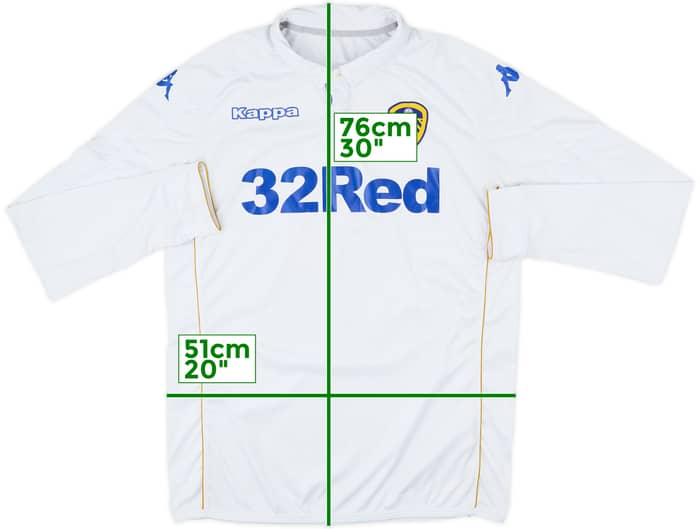 2015-16 Leeds United Home L/S Shirt - 6/10 - (L)