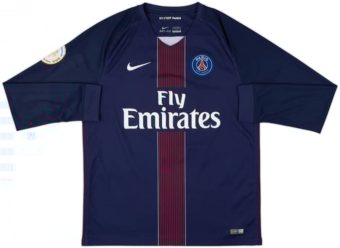 2016-17 Paris Saint-Germain Home L/S Shirt Verratti #6 - 7/10 - (L)