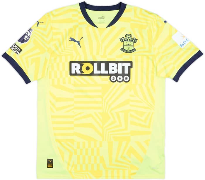 2024-25 Southampton Match Issue Away Shirt Taylor #21