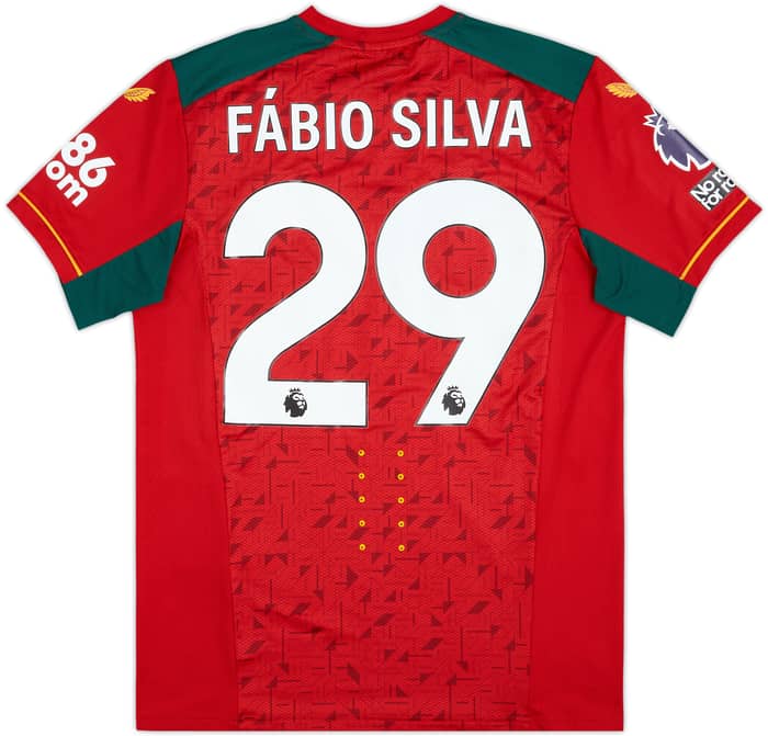 2023-24 Wolves Match Issue Away Shirt Fabio Silva #29