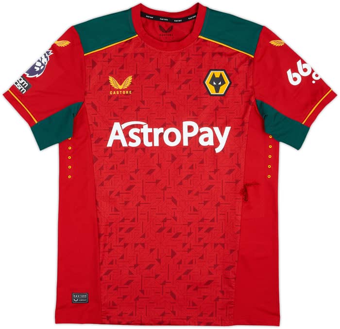 2023-24 Wolves Match Issue Away Shirt Fabio Silva #29
