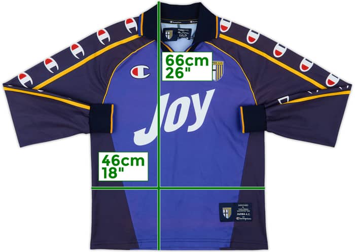 2001-02 Parma Champion Training L/S Shirt - 7/10 - (Y)