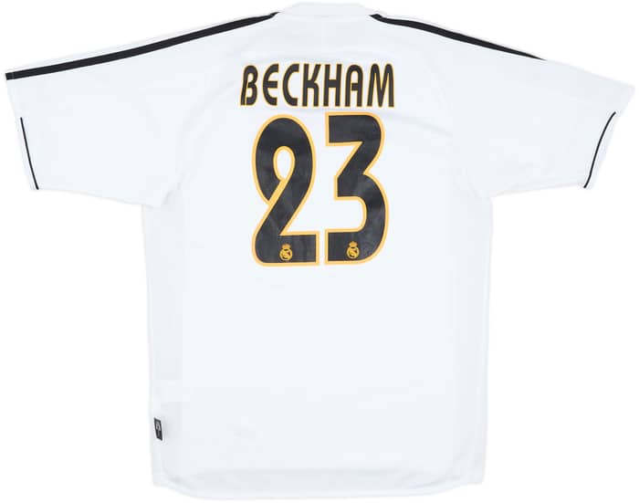 2003-04 Real Madrid Home Shirt Beckham #23 - 7/10 - (S)