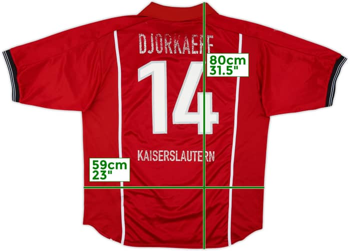 1999-00 Kaiserslautern Home Shirt Djorkaeff #14 - 5/10 - (XL)