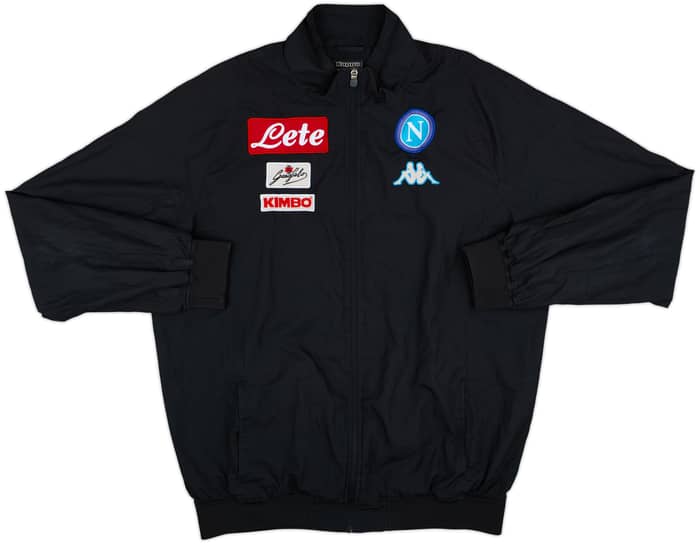 2016-17 Napoli Kappa Track Jacket - 8/10 - (XXL)