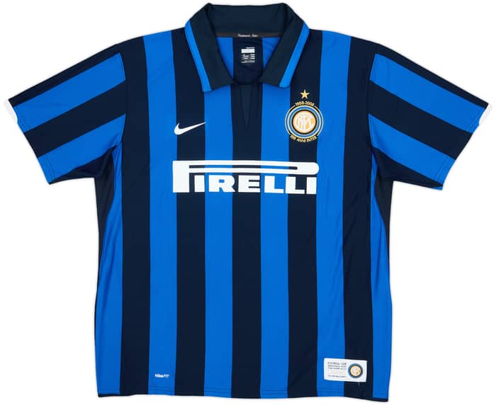 2007-08 Inter Milan Centenary Home Shirt Chivu #26 - 8/10 - (XL)