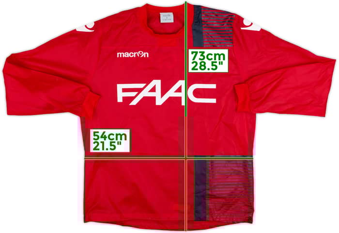2015-16 Bologna Macron Drill Top - 9/10 - (S)