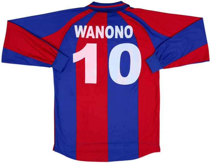 1998-99 Bologna Home L/S Shirt Wanono #10 - 9/10 - (L)
