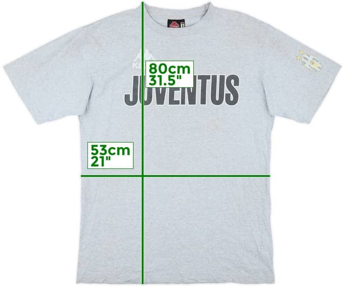 1998-99 Juventus Kappa Cotton Tee - 6/10 - (XL)