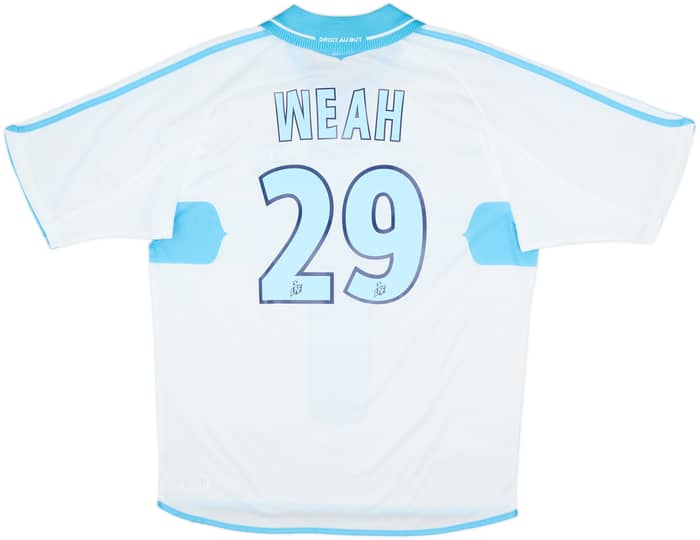 2000-01 Olympique Marseille Home Shirt Weah #29 - 7/10 - (M)